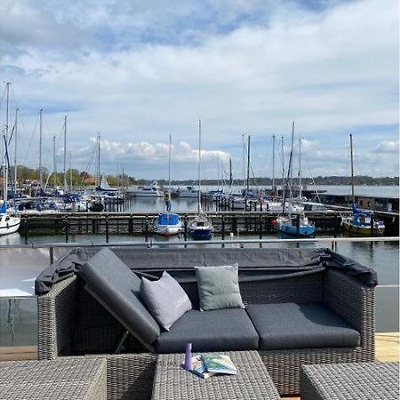 Hausboot Fjord Ankerplatz Mit Biosauna In Schleswig Luaran gambar